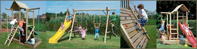Houten speeltoestellen van Houtland